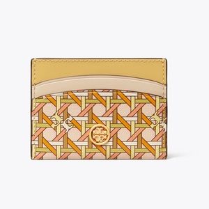Tory Burch Robinson printed card case